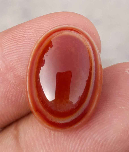 38.5ct Natural Eye Agate - Aqeeq -Dimension 23x18x12mm