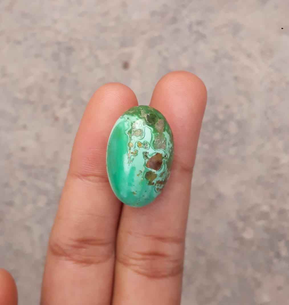 26.1ct Natural Variscite Cabochon  - 25x16mm