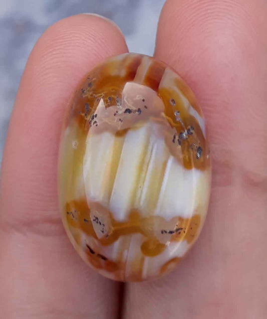 35ct Banded Agate - Sulaimani Aqeeq - 24x17x13mm