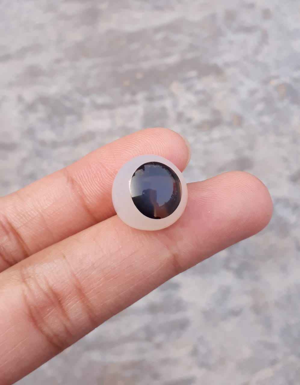 14.2ct Natural Eye Agate For Sale - Aqeeq - Dimension 14x14x9mm