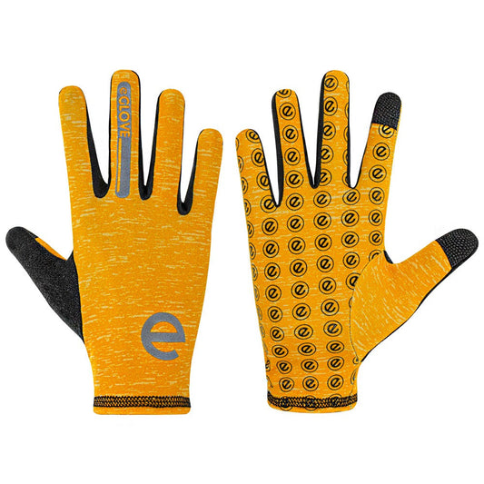 eGLOVE Run Gloves – Orange | Touchscreen Running Gloves