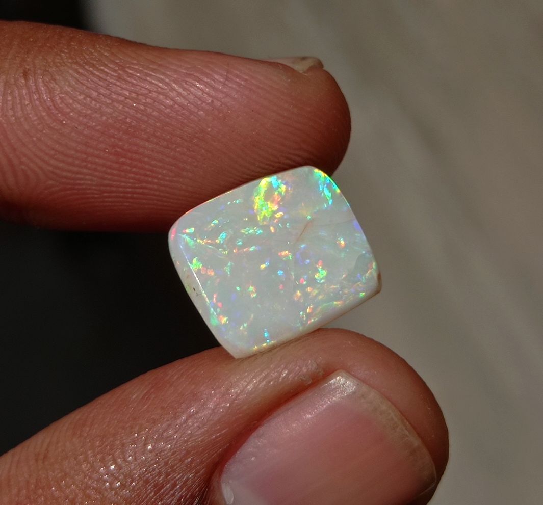 4.1ct Opal for Sale - Natural Lighting Ridge Australian Opal - October Birthstone - 13x12mm