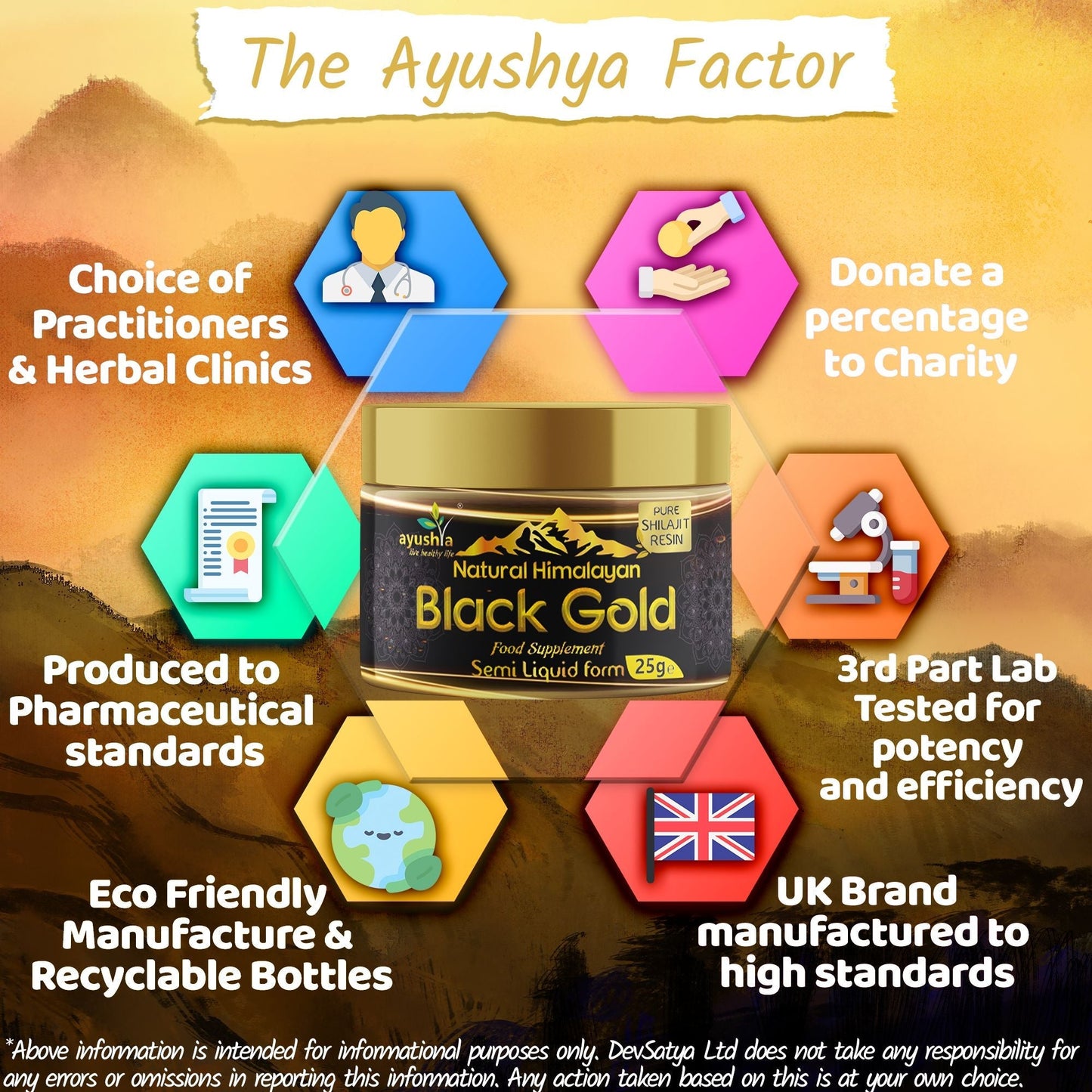 Black Gold Pure Himalayan Shilajit Resin - Natural Fulvic Acid & 85+ Trace Minerals - High Potency Energy, Focus & Immune Support - Lab Tested Ayurvedic Supplement - 25 grm