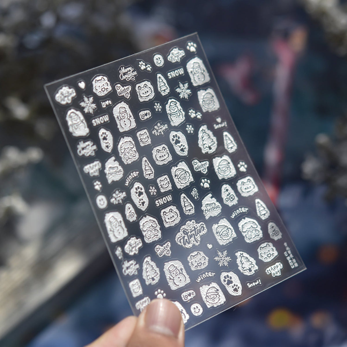 Hello Claws | Snow Nail Deco Sticker