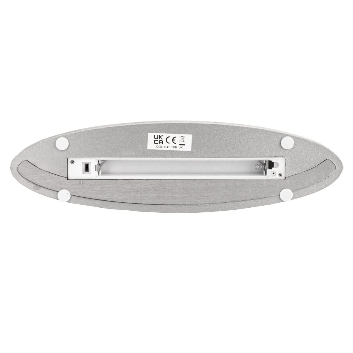 Christmas 15 LED Silver Twisted Candle Bridge