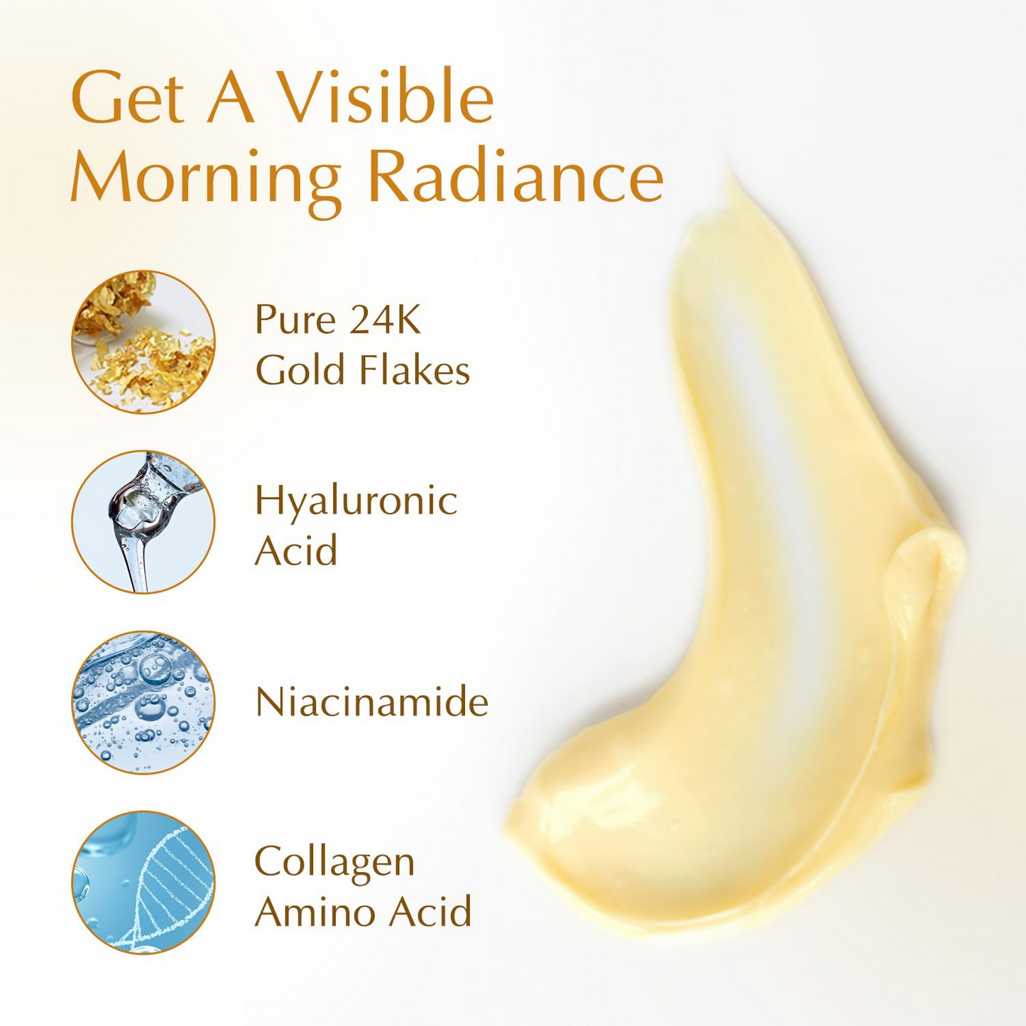 Bio Essence 24K Gold Radiance Face Cleanser, Niacinamide Face Wash