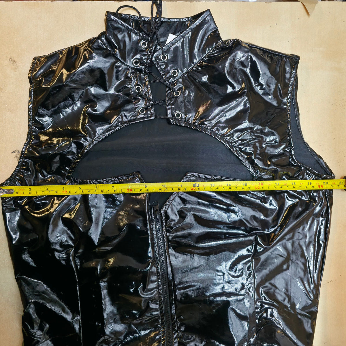 Black PVC Dress Sexy Clubwear Outfit Fetish Party Mini Dress Forever Young