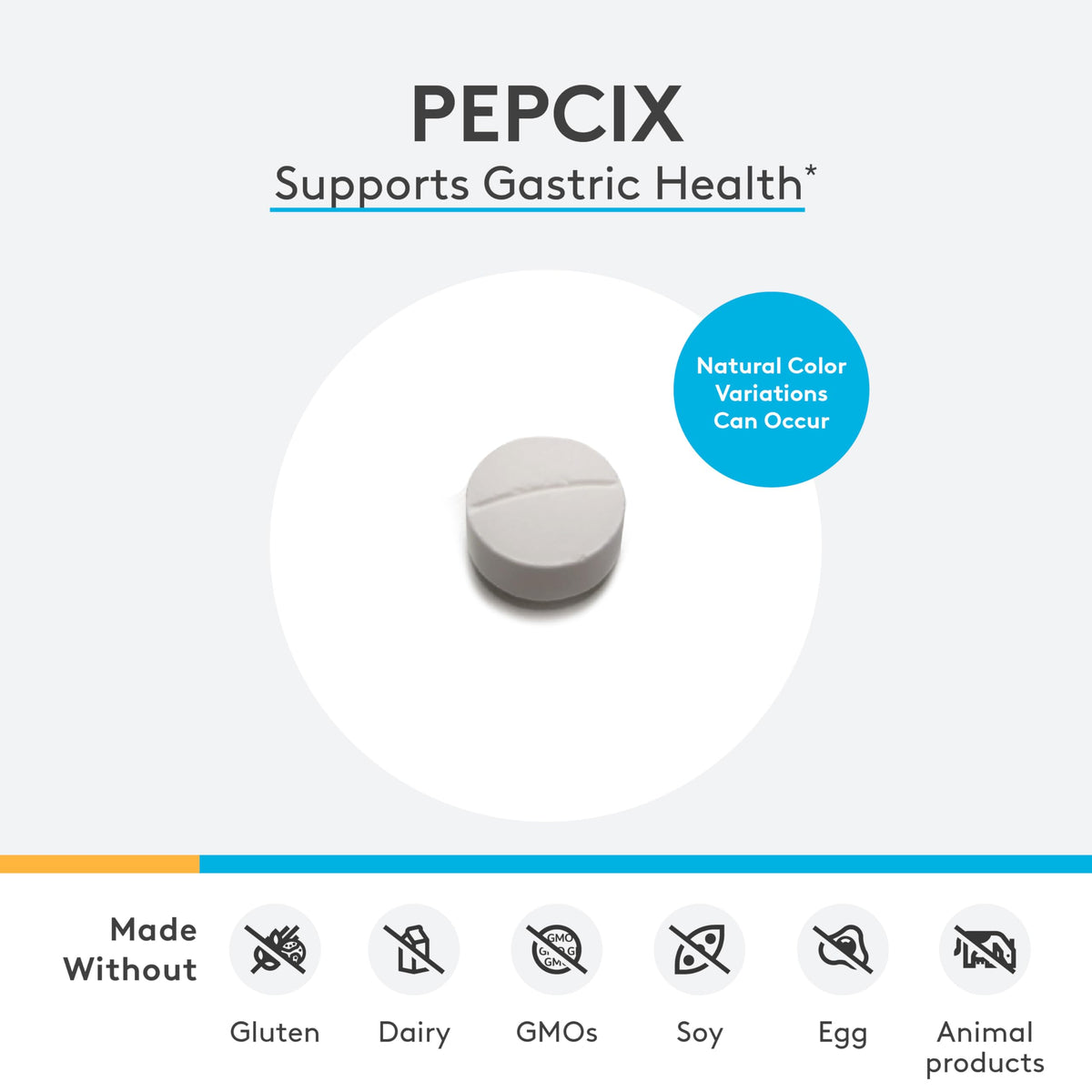 XYMOGEN PepciX Zinc with L-Carnosine for Gut Health - 60 Tablets