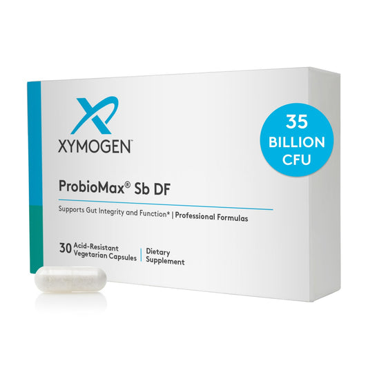 XYMOGEN ProbioMax Sb 35B – 35 Billion CFU Probiotic with HN019 & Saccharomyces boulardii | 30 Vegetarian Capsules
