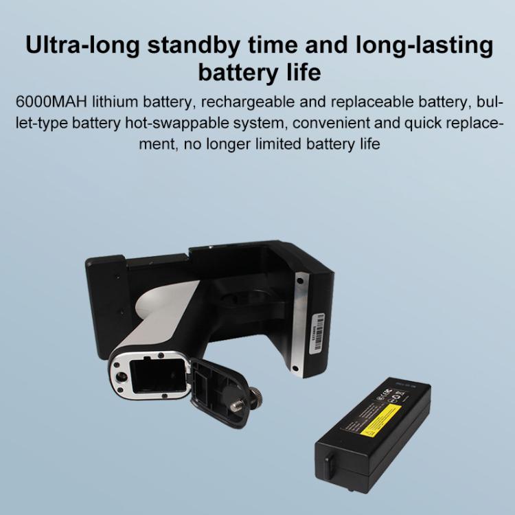UHF RFID Radio Frequency High Performance Handheld Back Clip Bluetooth Communication Reader, Style: Bluetooth RFID Reading and Writing + One/Two-dimensional Code Scanning, Bluetooth RFID Reading and Writing + One/Two-dimensional Code Scanning