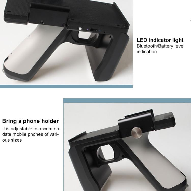 UHF RFID Radio Frequency High Performance Handheld Back Clip Bluetooth Communication Reader, Style: Bluetooth RFID Reading and Writing + One/Two-dimensional Code Scanning, Bluetooth RFID Reading and Writing + One/Two-dimensional Code Scanning