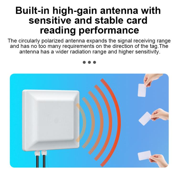 UHF RFID Reader Long Range Integrated Reader Writer With E710 Chip, Style: Add WiFi Communication, Add WiFi Communication