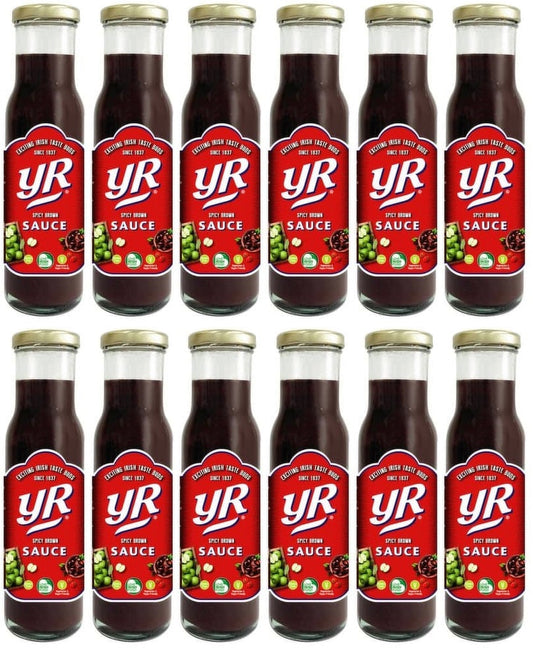 12 x Yr Spicy Brown Sauce 270G