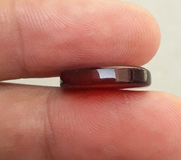 14.5ct Carnelian Stone-  Natural Carnelian Gemstone- Brown carnelian-Kabdi Yamani- 23x19mm