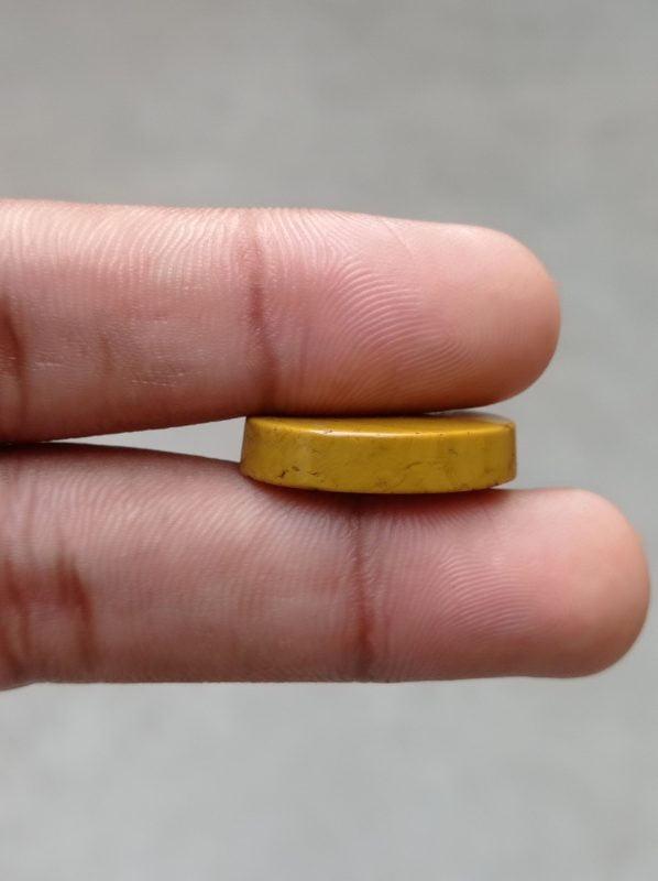 23ct Jasper - Gold Jasper Cabochon - Yellow Jasper - 25x18x5mm