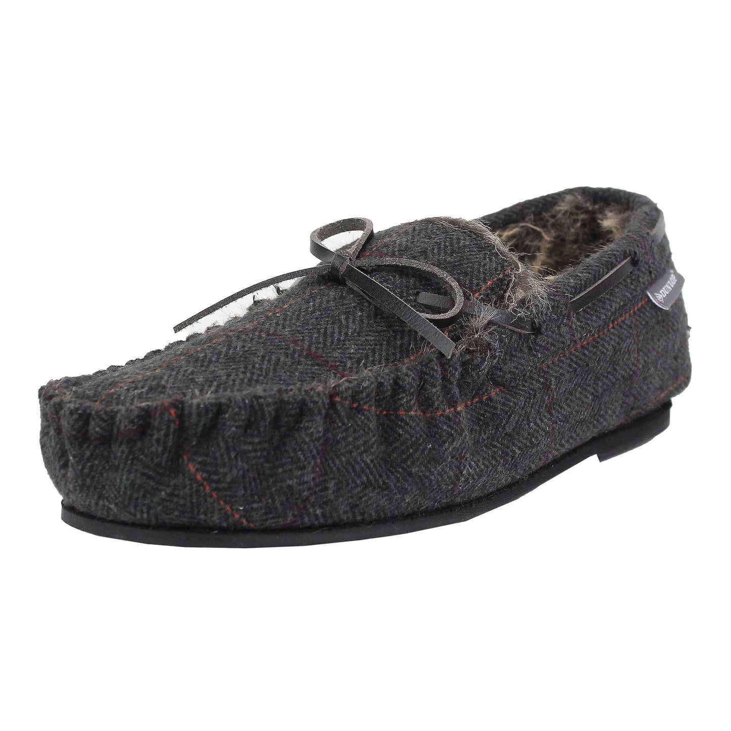 Mens Moccasin Slippers with Memory Foam