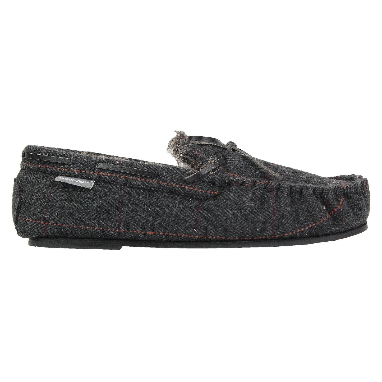Mens Moccasin Slippers with Memory Foam