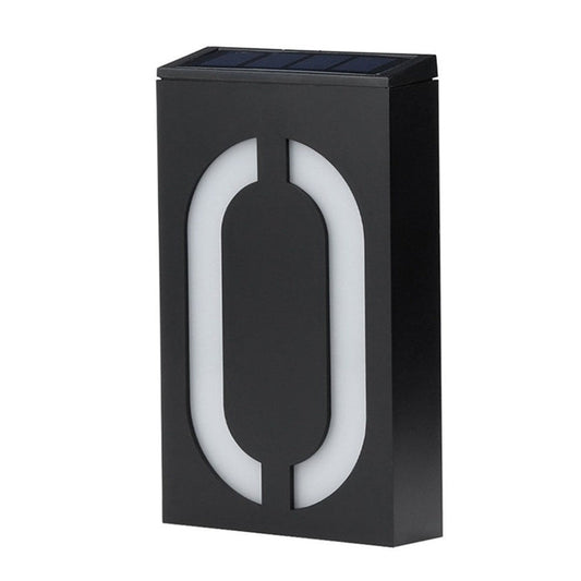 0.36W Solar Powered Wall Mount 6 LEDs Lighting Doorplate Lamp House Number Porch Lights with Solar Pannel(0)