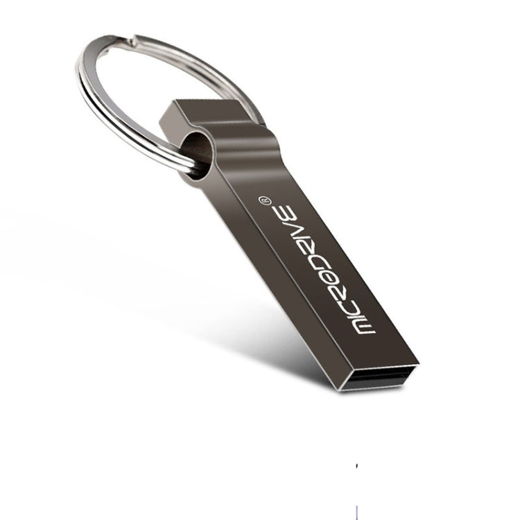 MicroDrive 32GB USB 2.0 Metal Keychain U Disk (Grey)