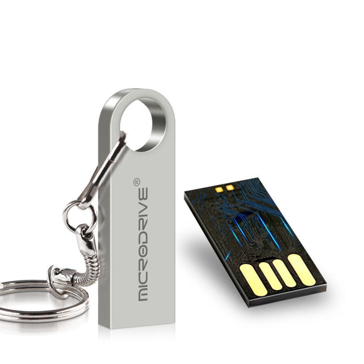 MicroDrive 8GB USB 2.0 Metal Waterproof High Speed U Disk(Pink)