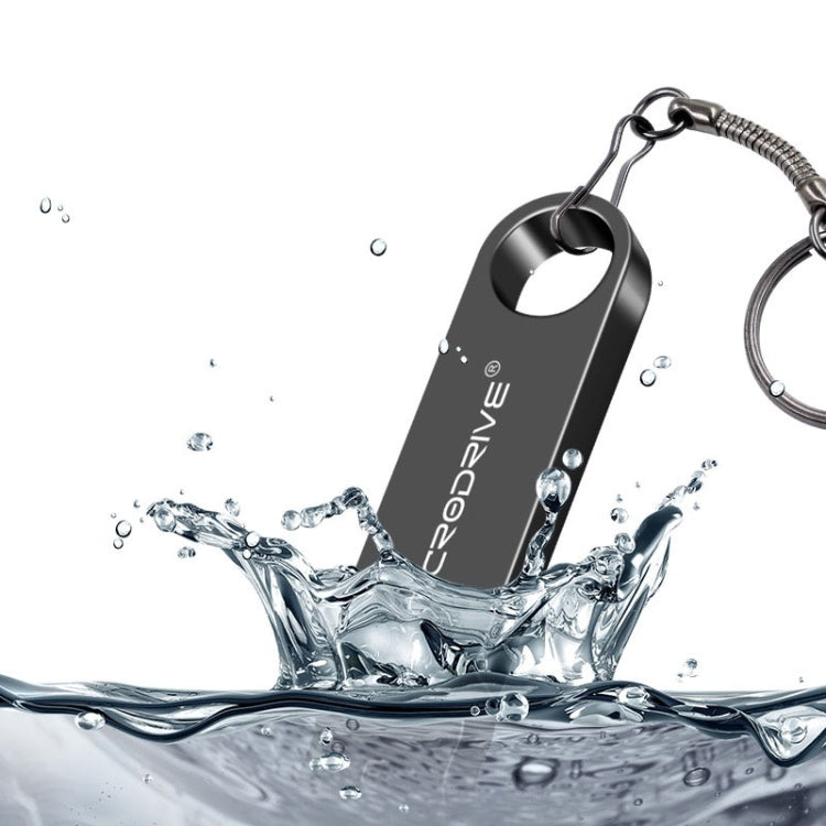 MicroDrive 8GB USB 2.0 Metal Waterproof High Speed U Disk(Pink)
