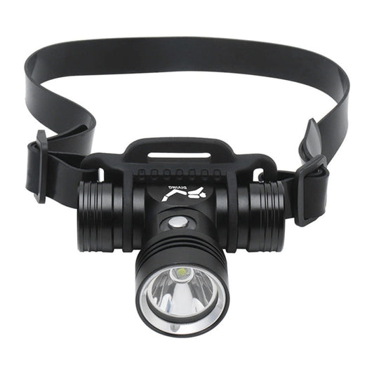 60m Underwater Photography Video Fill-up Headlight Diving Flashlight with Battery Display Function(Headlight+Battery+Charger)