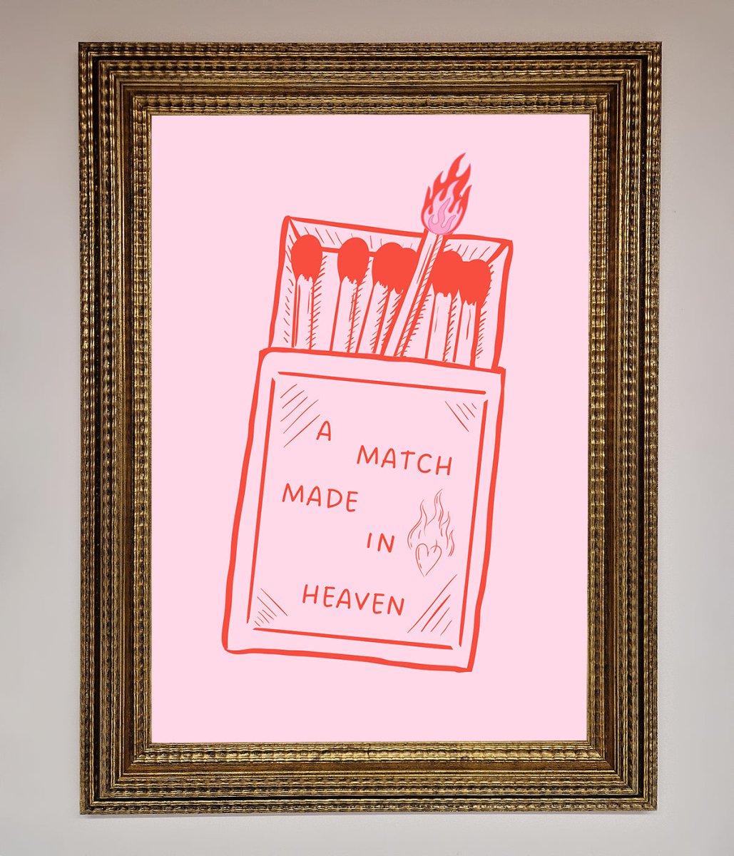 A Match Made In Heaven Framed Wall Art