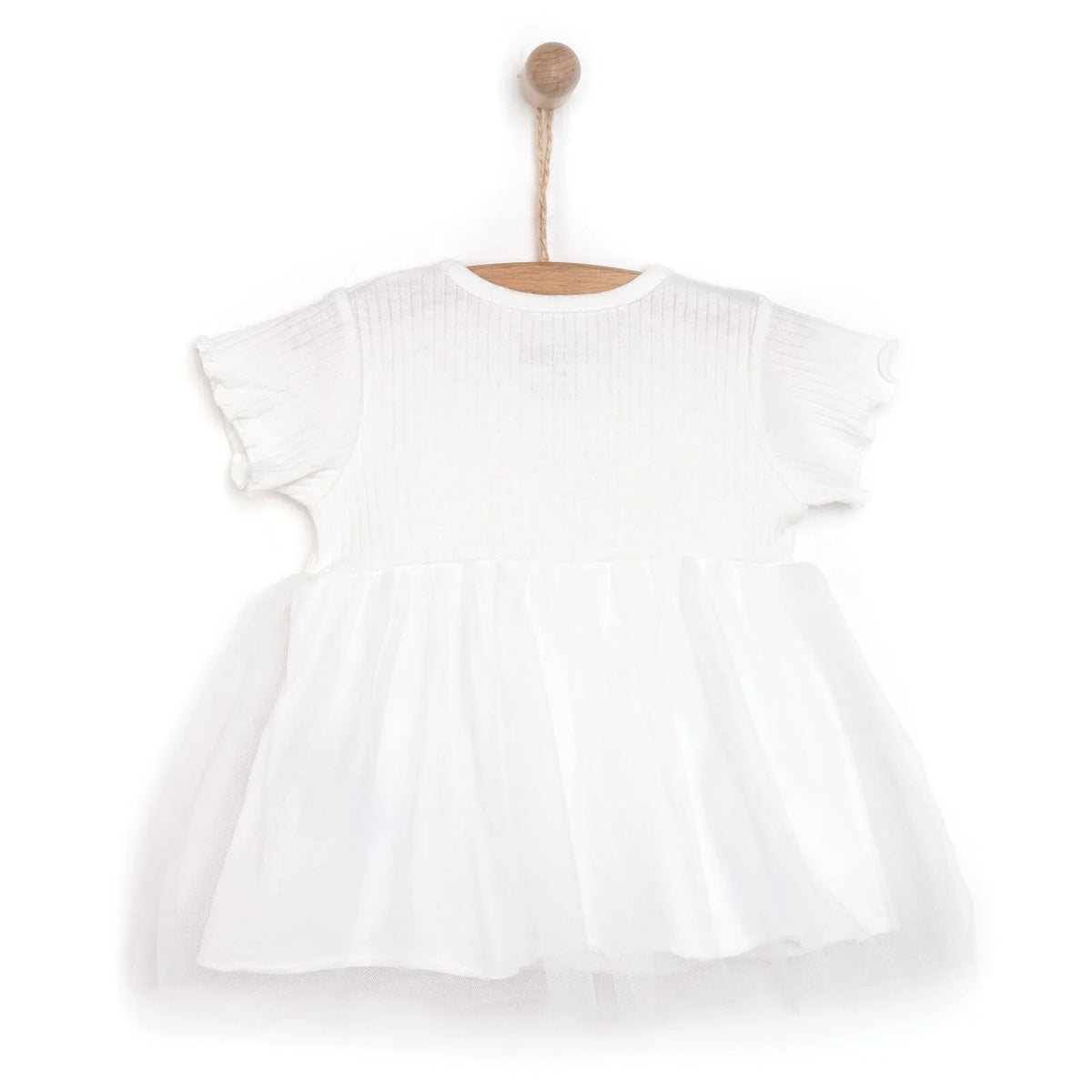 HelloBaby Short Sleeve Interlock Baby Dress (3 Months to 12 Months)