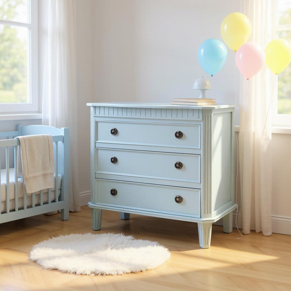 68CM 3 DRAWER CHEST OF DRAWERS