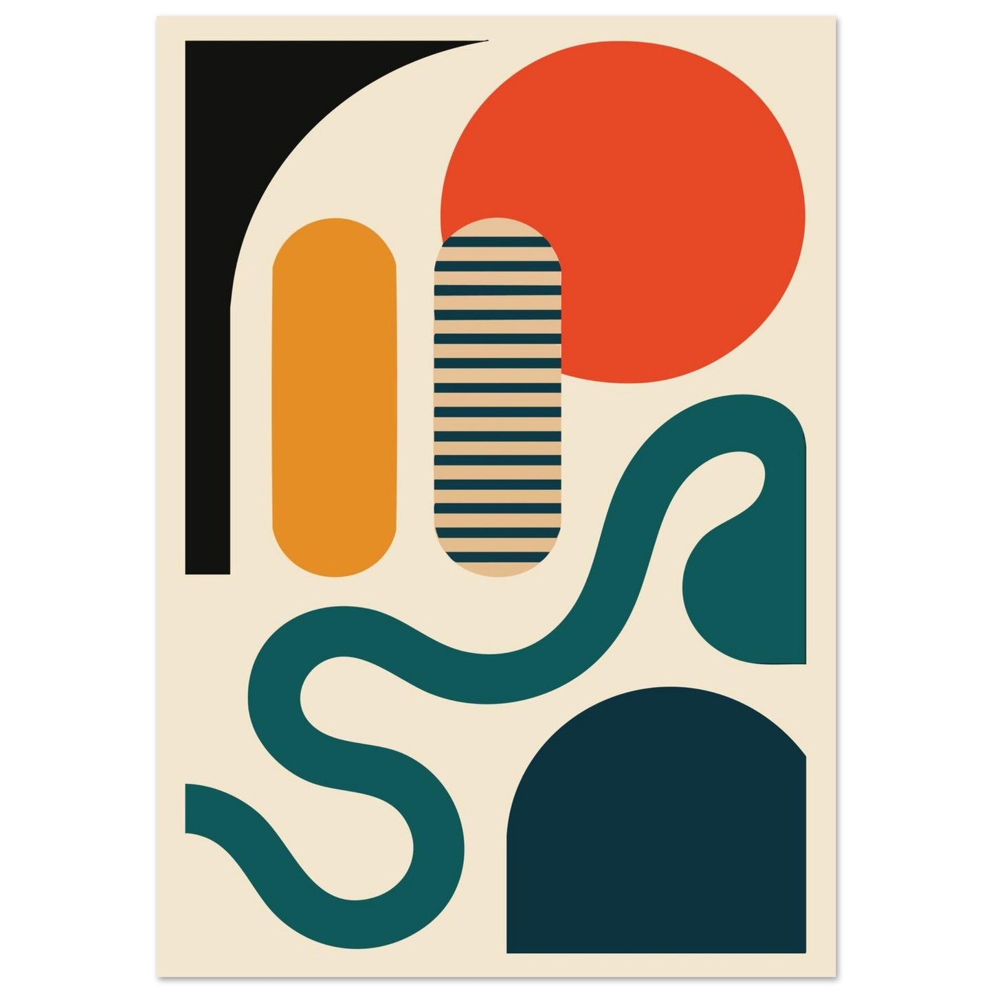 Abstract Bliss - Premium Matte Paper Poster