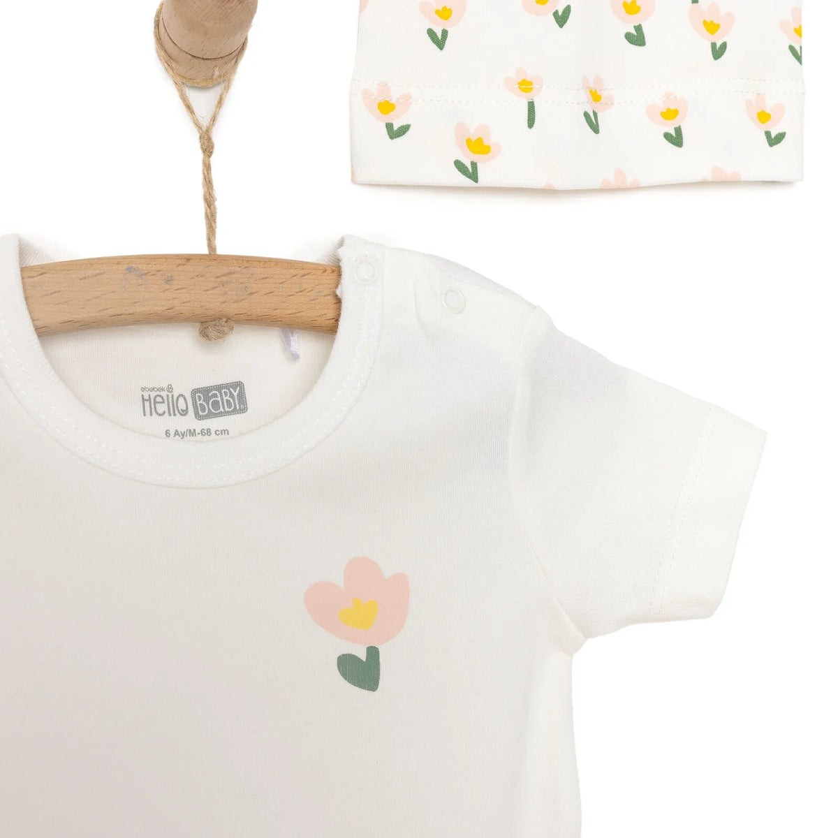 HelloBaby Floral Print 4 Piece Baby Hospital Bag Set (Newborn to 9 Months)