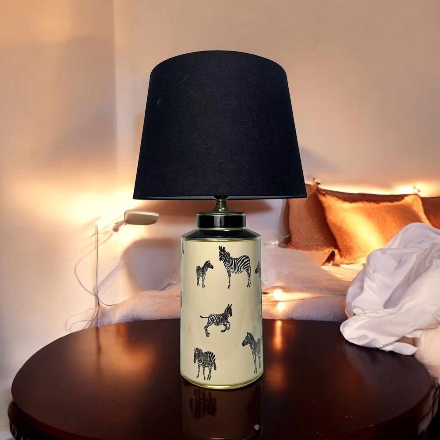 40CM LAMP AND SHADE