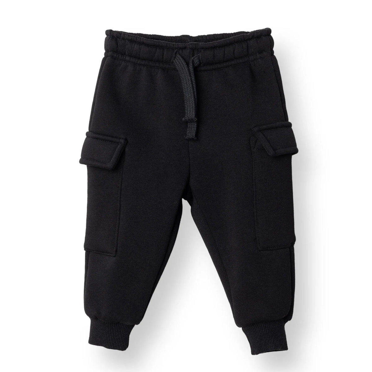 HelloBaby Ribbed Cuff Brushed Back Sweat Baby Joggers (3-6 Months to 4-5 Years)