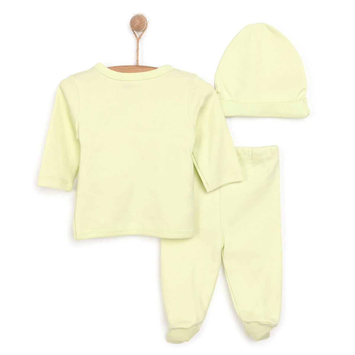 HelloBaby Baby Hat, Vest & Bottoms Set (Newborn to 3 Months)