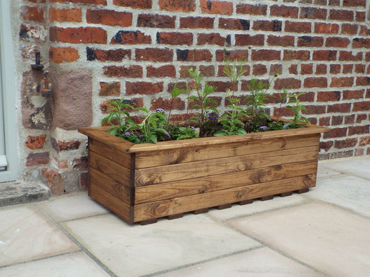 Charles Taylor Trading Extra Large Wooden Trough 1 pc Brown