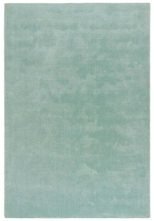 Hush Solid Aqua Luxury Rug