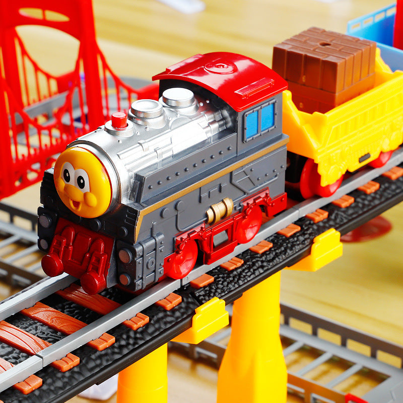 DIY Electric Rail Car Toy Model