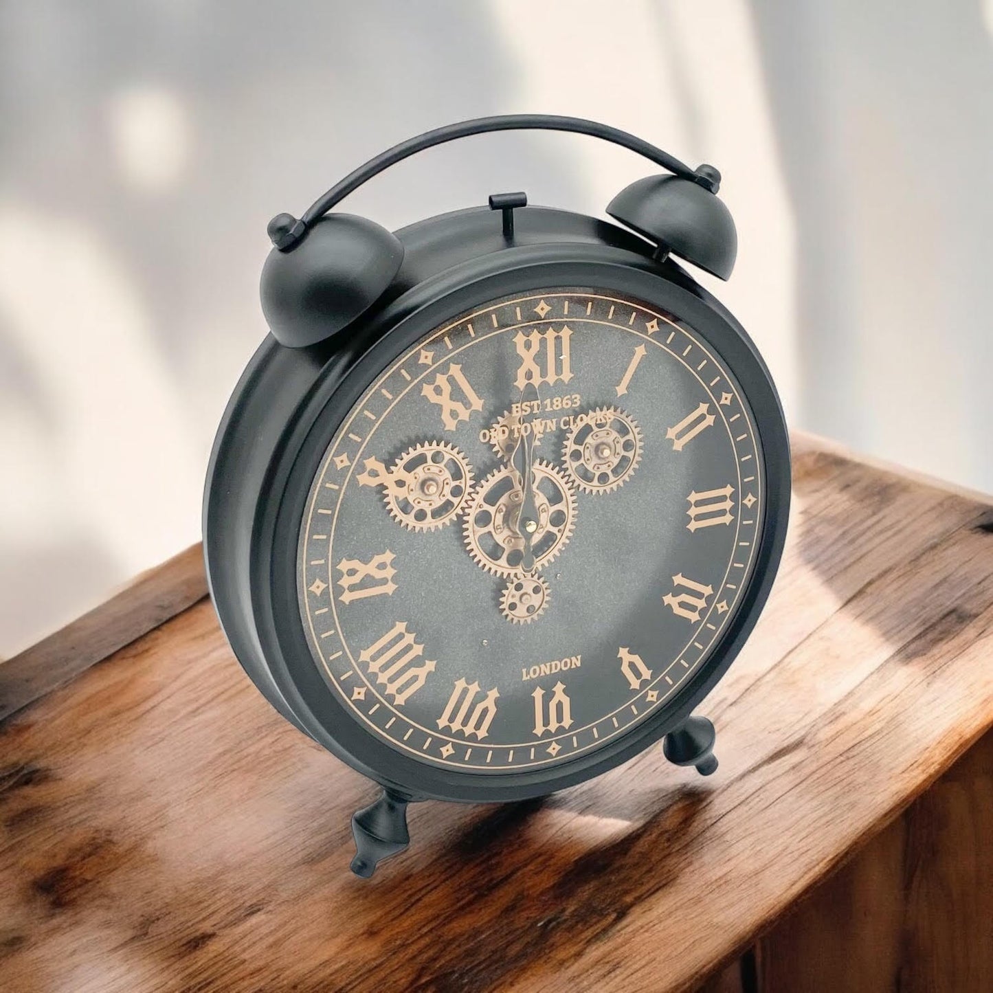 50CM GEAR TABLE CLOCK