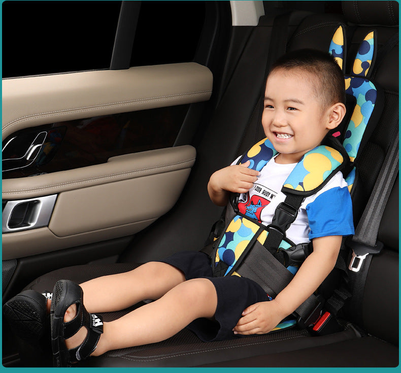 WeeBam Portable Car Seat Booster & High Chair - Washable Cover