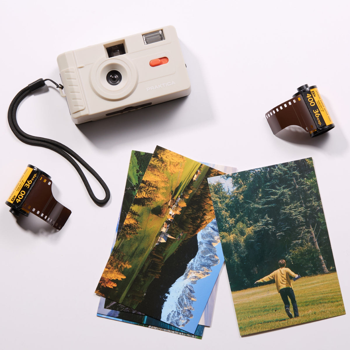 Praktica Reusable 35mm Film Camera - Cream