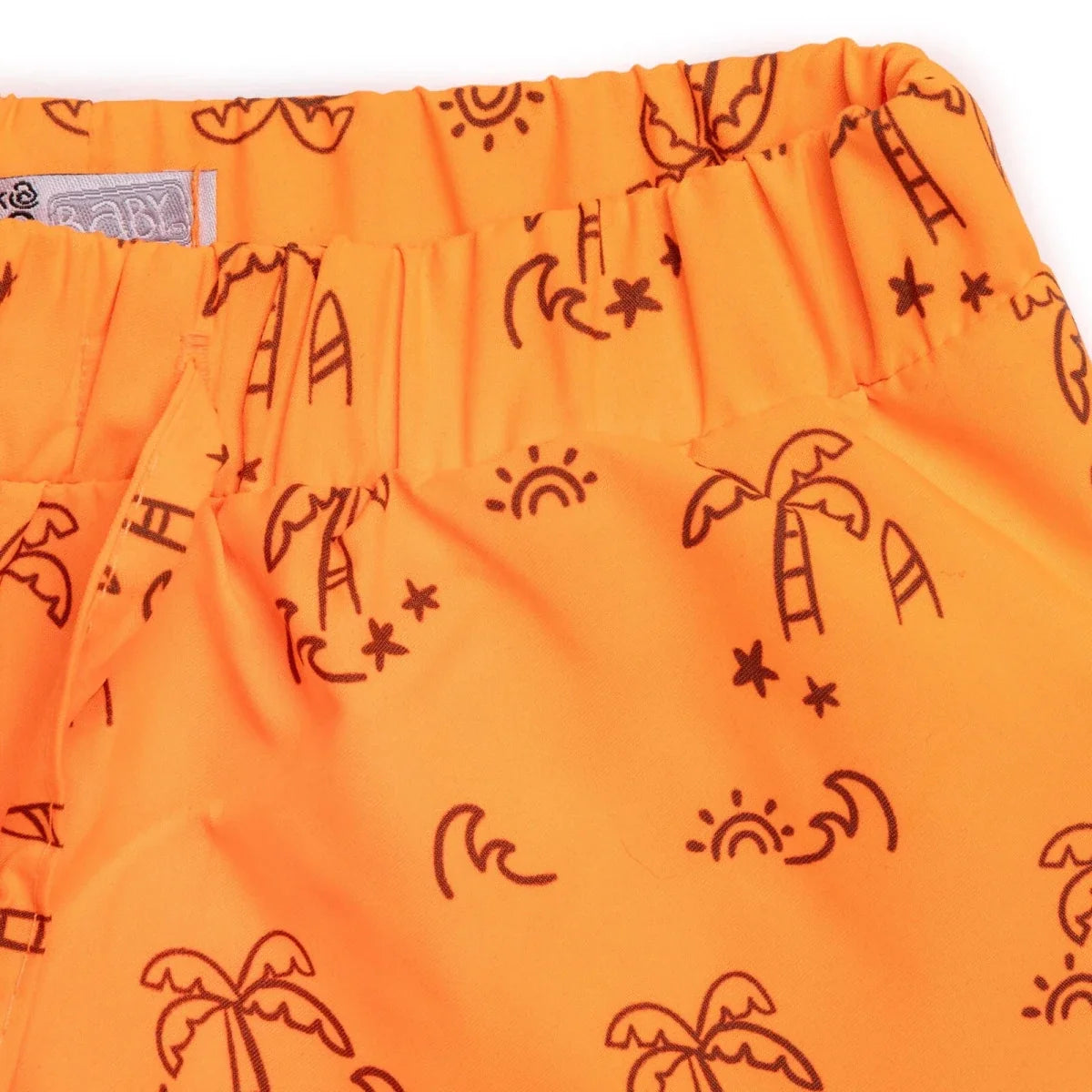 HelloBaby UV Protection Palm Print Baby Swim Shorts (2 Years to 5 Years)