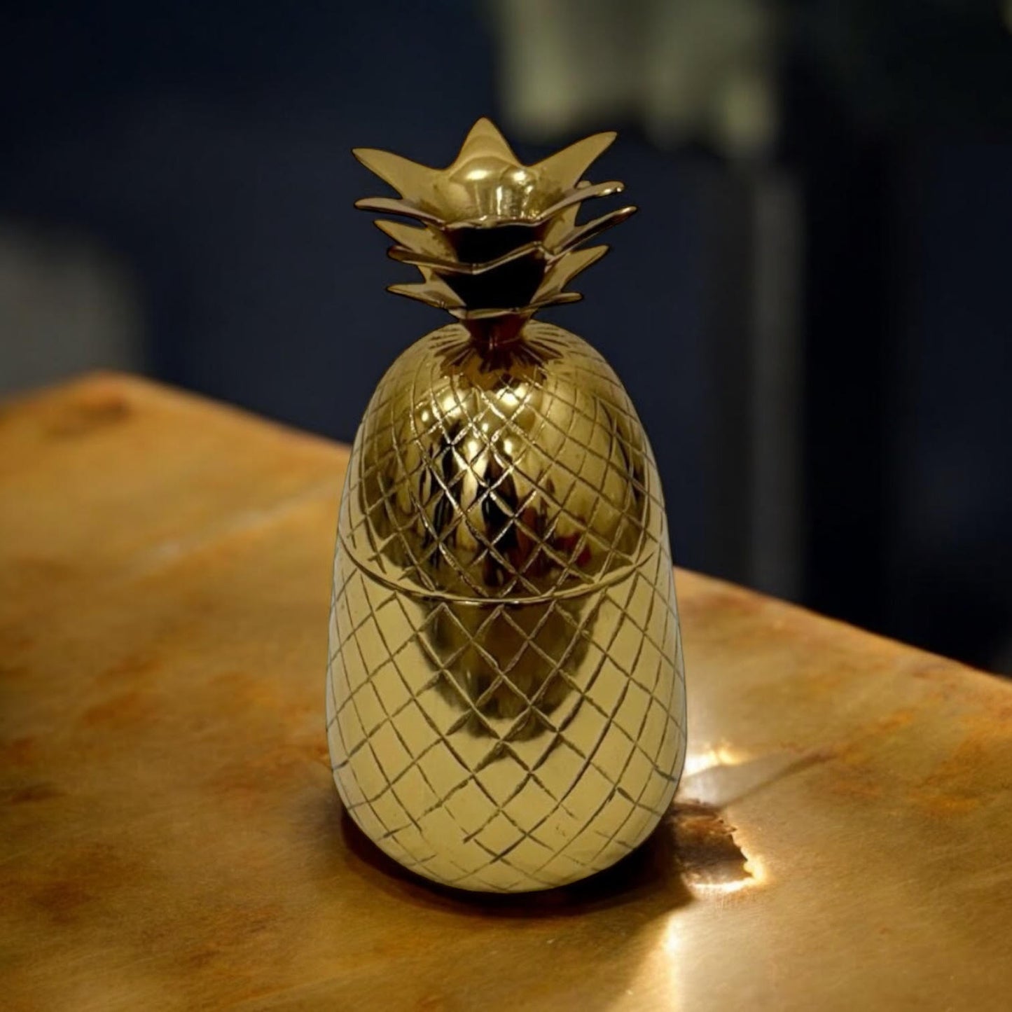 25cm GOLD PINEAPPLE ICE BUCKET