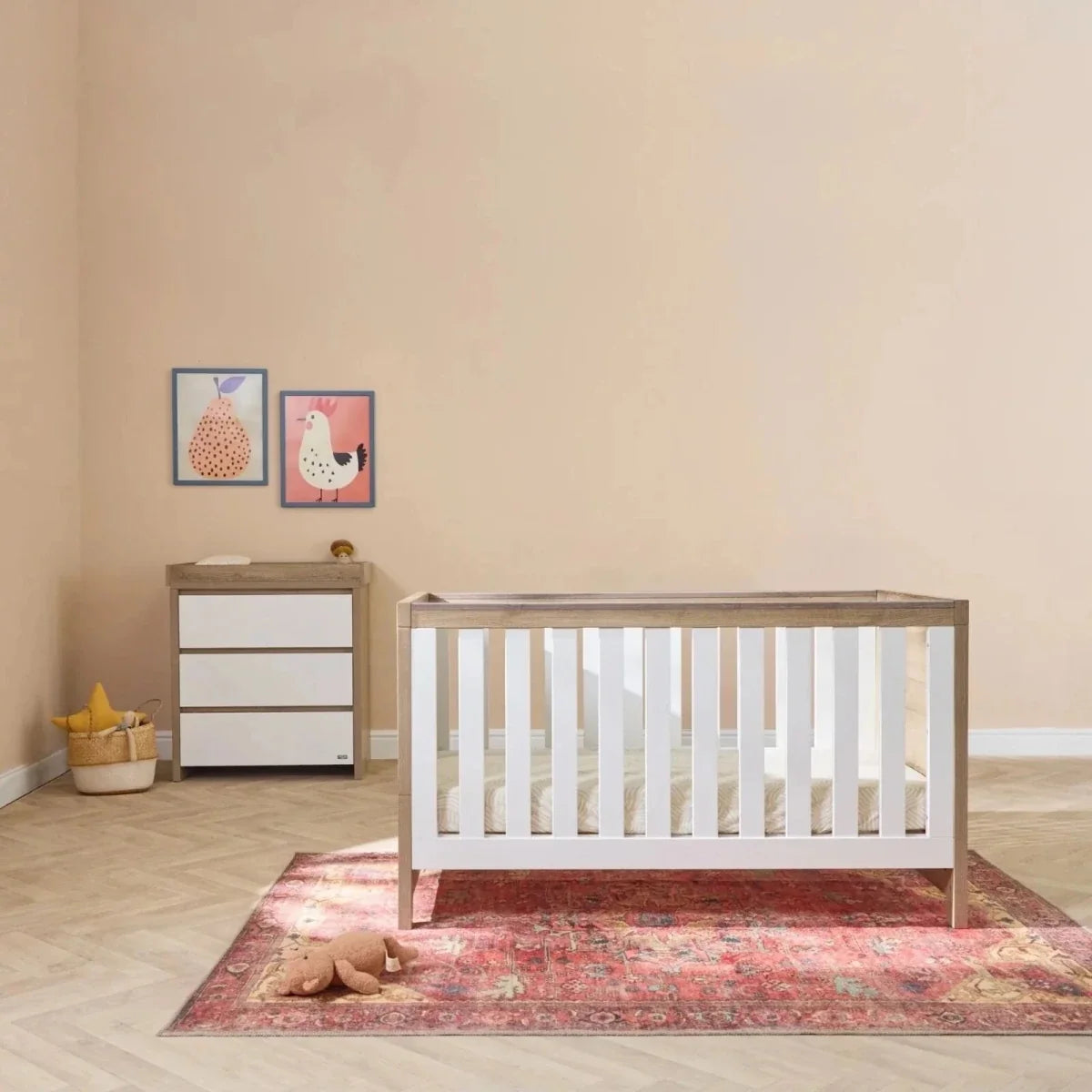 Tutti Bambini Modena 2 pcs Room Set - White/Oak