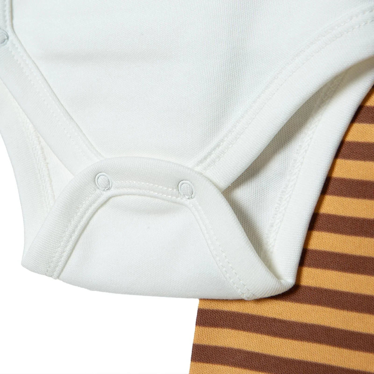HelloBaby Animal Print Baby Bodysuit & Footed Bottoms Set (Newborn to 9 Months)