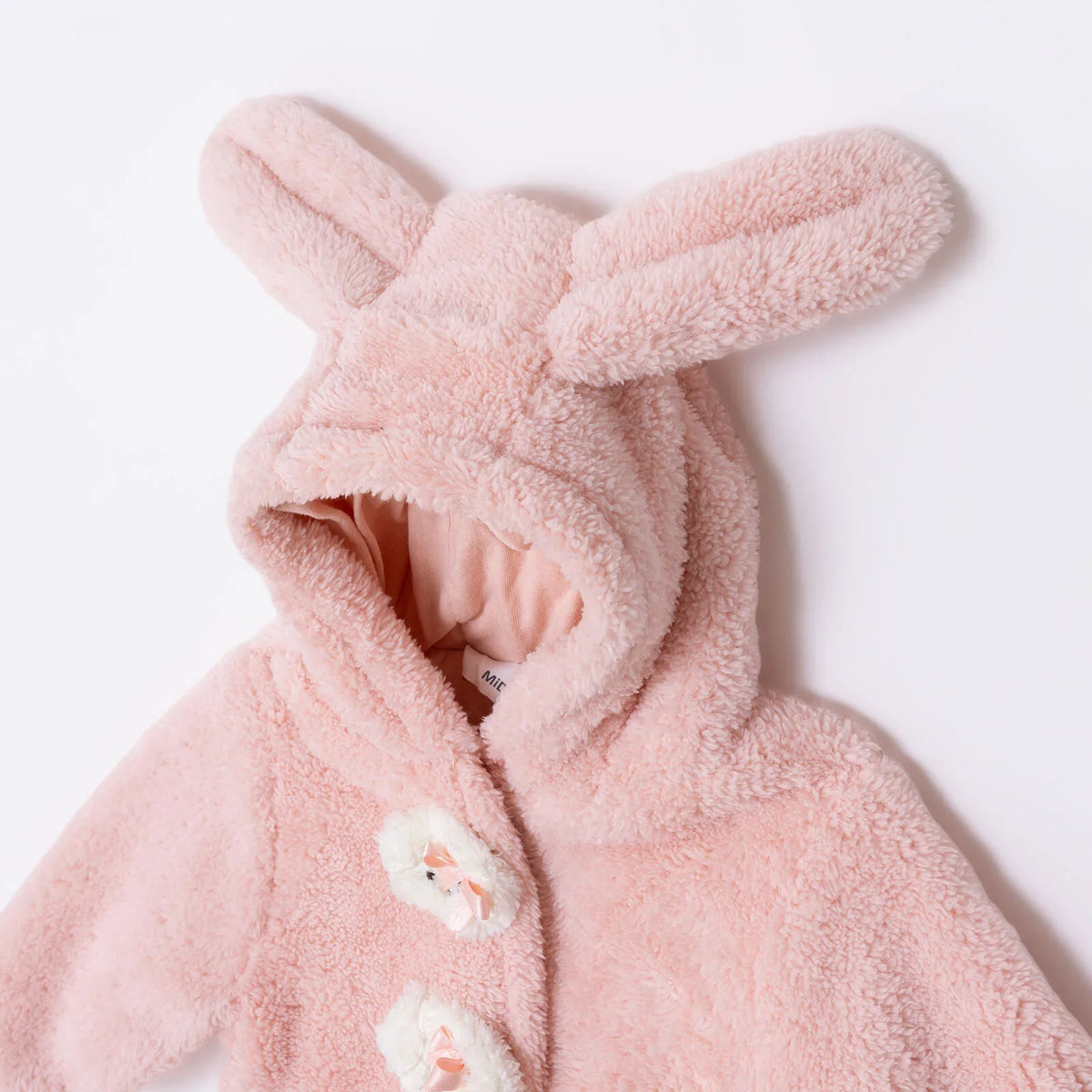 Midimod Crew Neck Fleece Footless Baby Pramsuit (3 Months to 12 Months)
