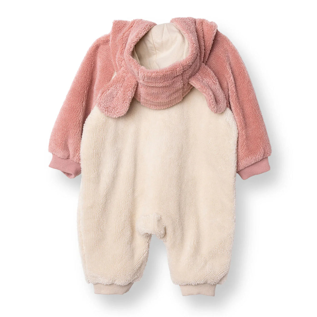 Midimod Peter Pan Collar Fleece Footless Baby Pramsuit (3 Months to 12 Months)