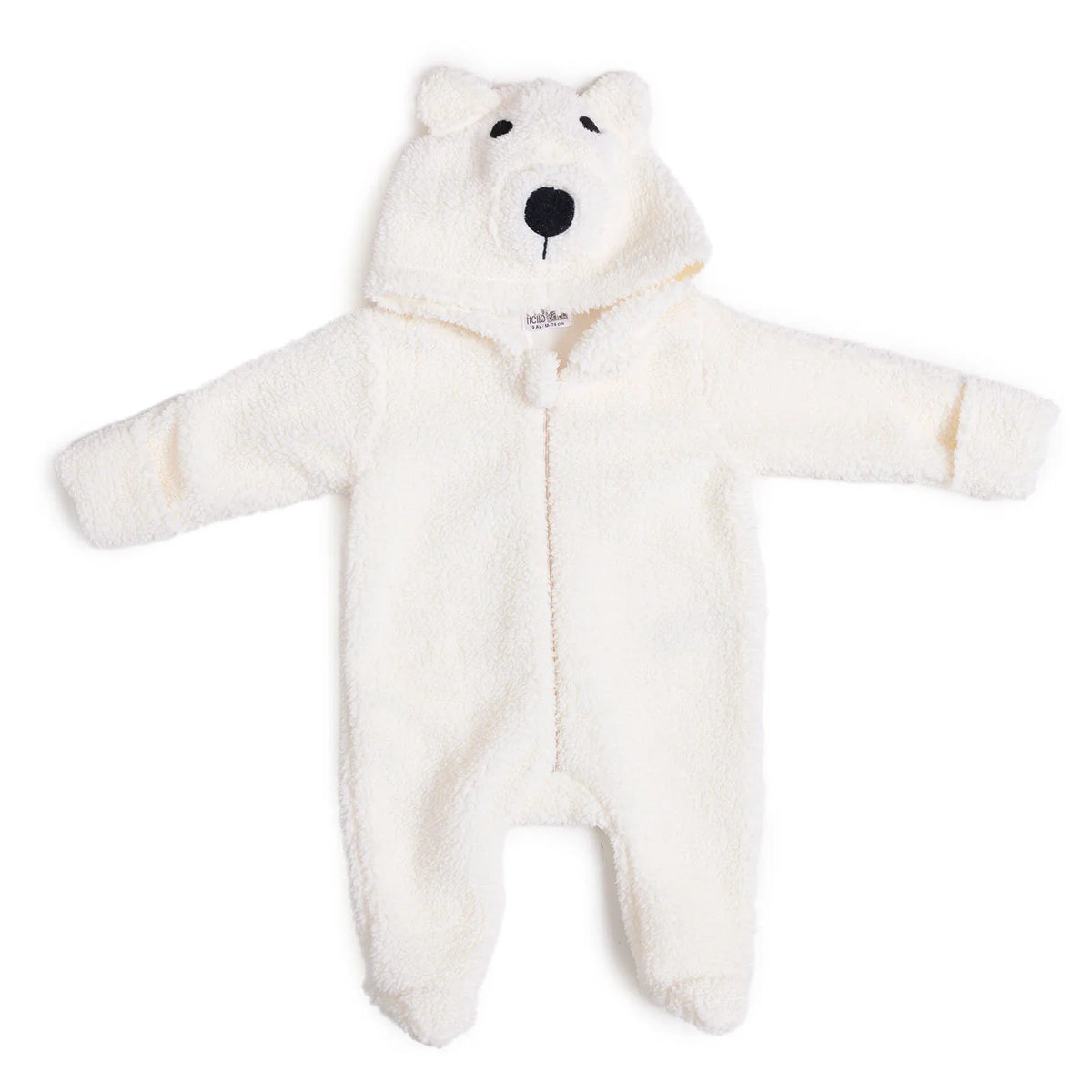 HelloBaby Soft Fleece Baby Pramsuit with Feet (3 Months to 12 Months)