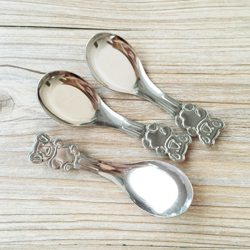 Stainelle Stainless Steel Small Spoon – Durable Children’s Tableware, Safe & Easy-to-Use Design | Essential Eating Utensil for Babies and Toddlers