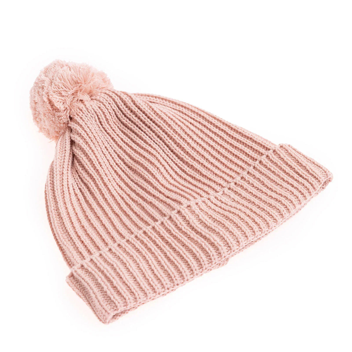 HelloBaby Pom-Pom Knitted Baby Beanie (One Size)