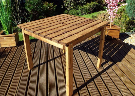 Charles Taylor Trading Small Square Table Small Brown